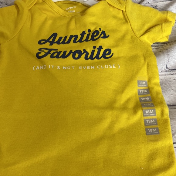 NWT Carters Aunties Favorite Onesie - Picture 2 of 4